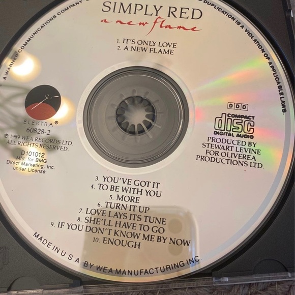 Simply Red Music cd - Picture 2 of 3